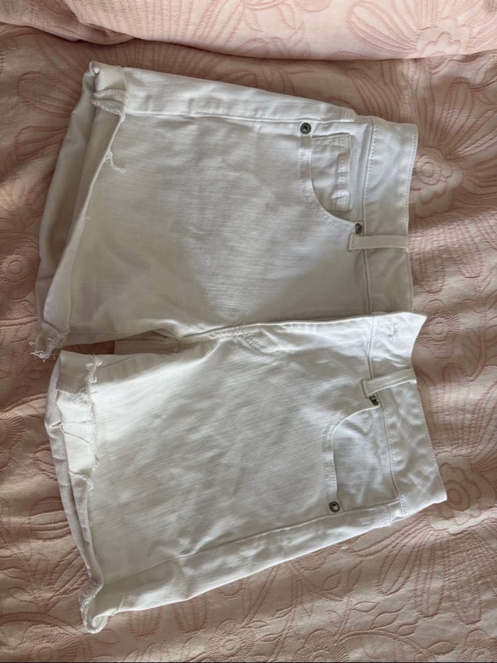American Eagle Outfitters White Denim Jean Shorts